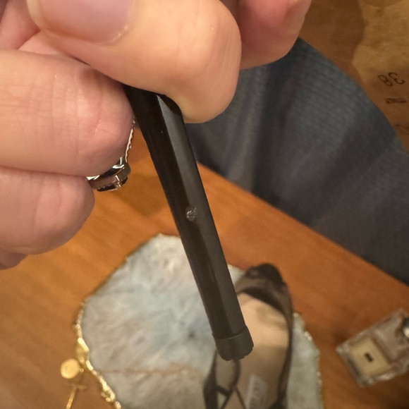 Jimmy Choo Patent Leather Peep Toe Heels - Picture 4 of 10